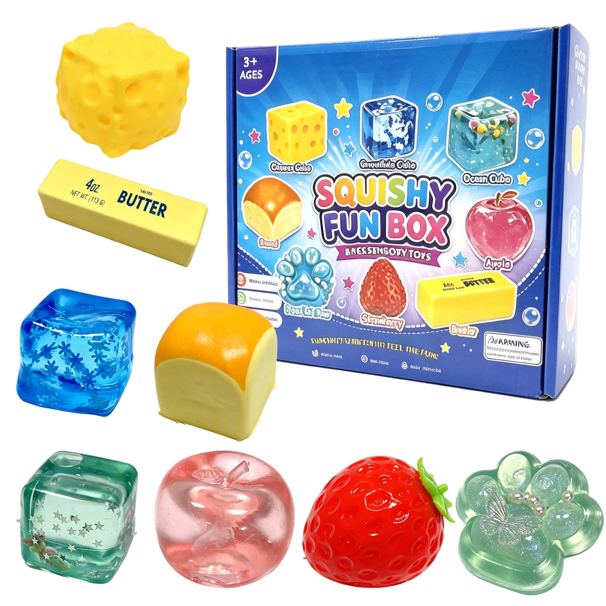 🌈  Sensory Fidget Toy Set Squeeze