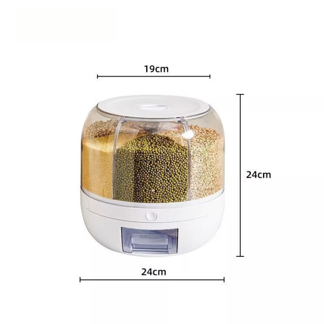 360° Rotating Rice Dispenser