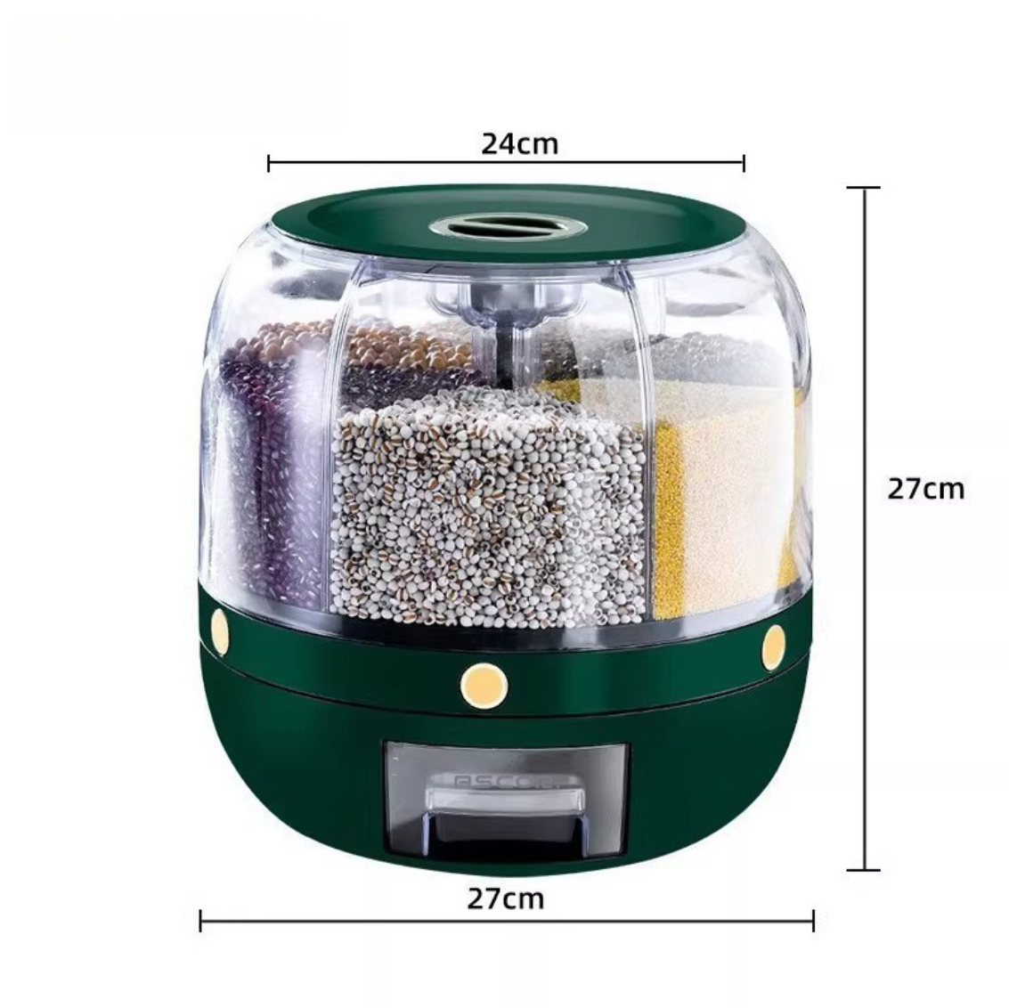 360° Rotating Rice Dispenser