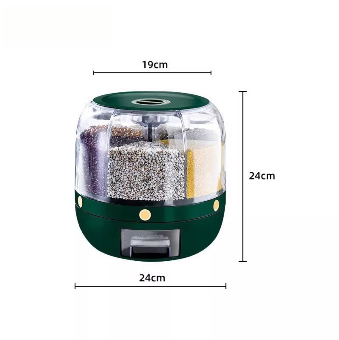 360° Rotating Rice Dispenser