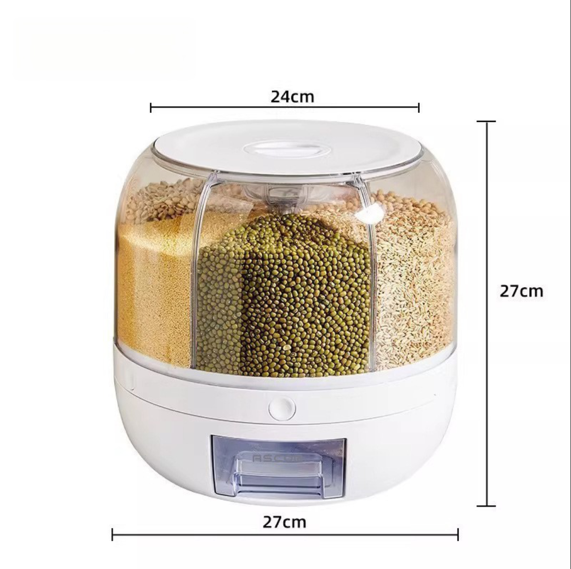 360° Rotating Rice Dispenser