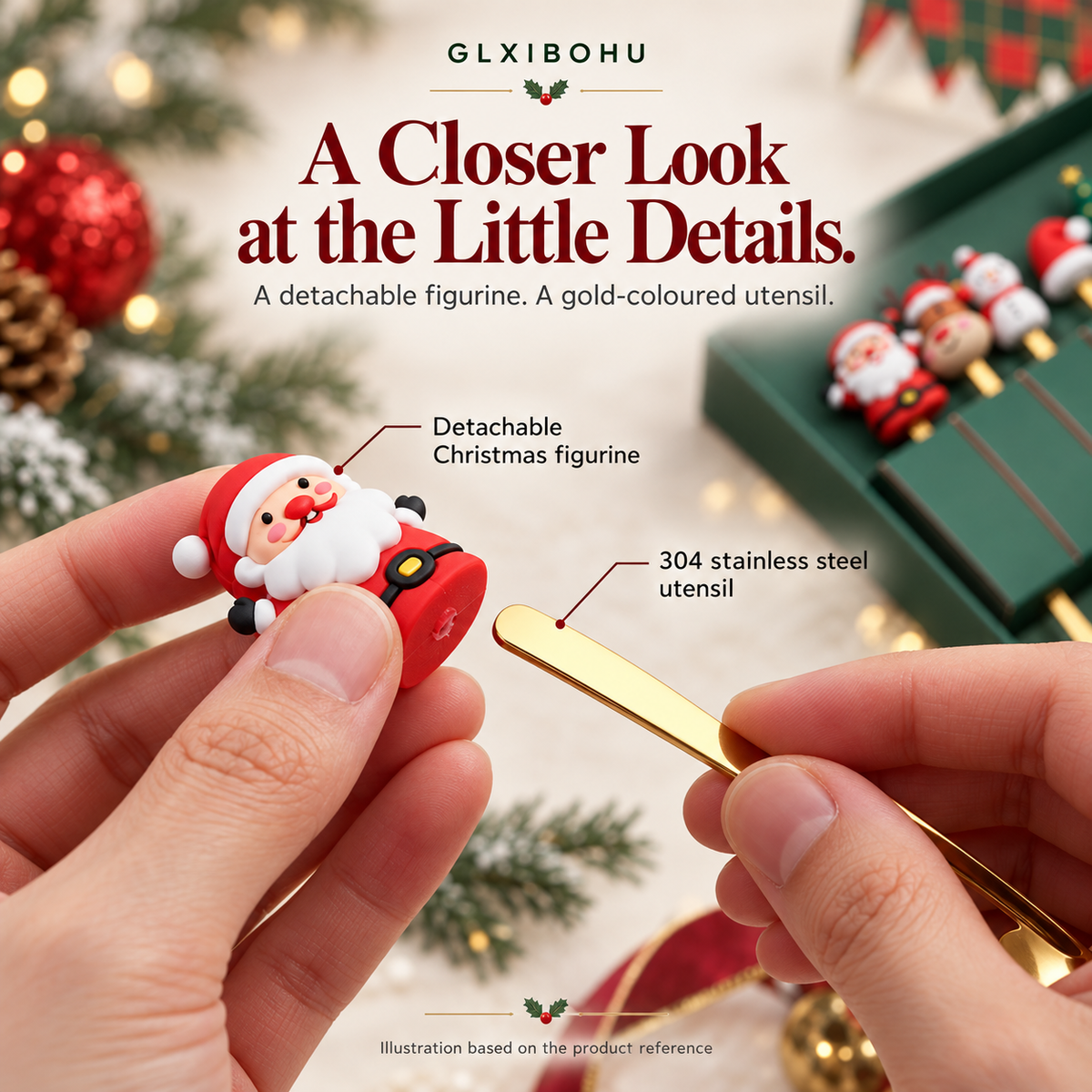 A little festivecharm for everyChristmas table.