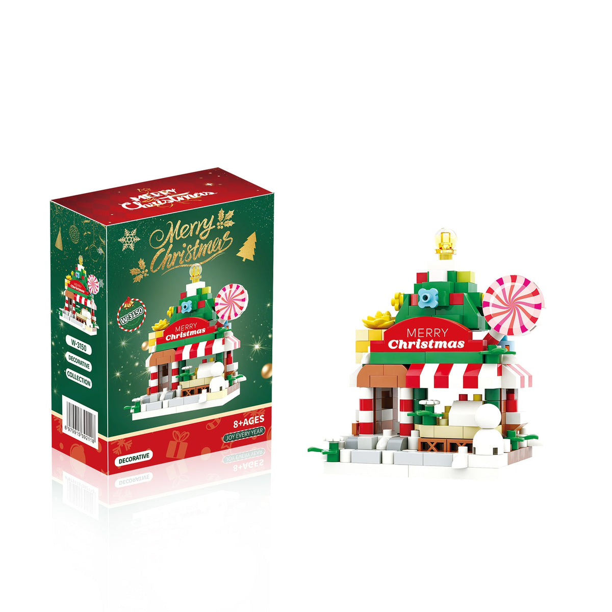 🎄 Mini Christmas Building House Kit