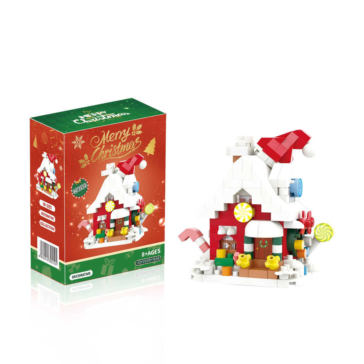 🎄 Mini Christmas Building House Kit