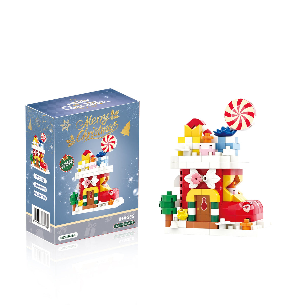 🎄 Mini Christmas Building House Kit
