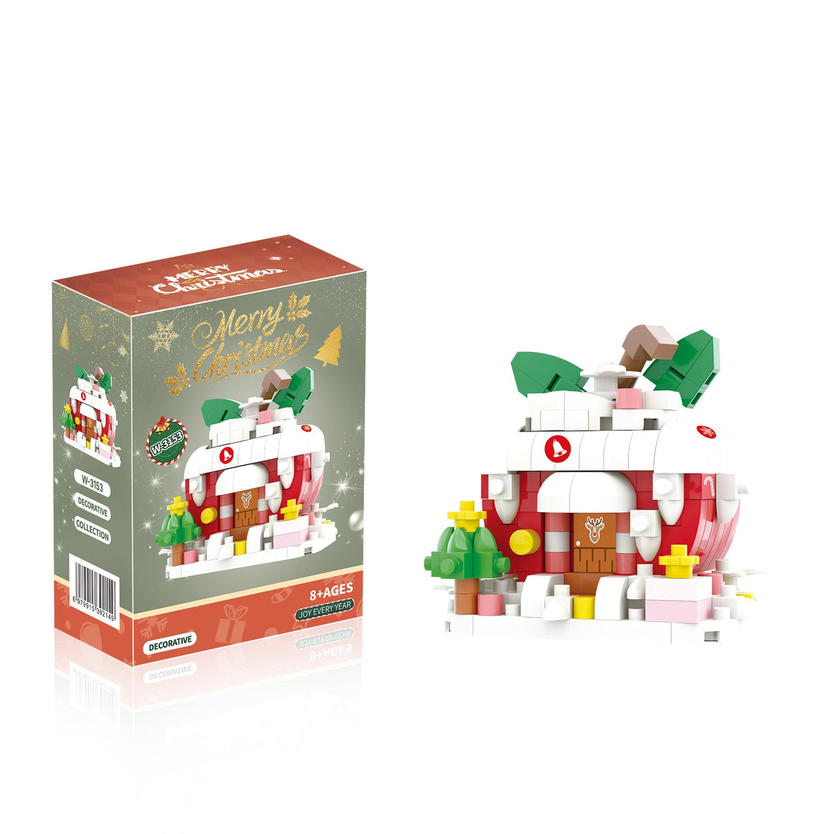 🎄 Mini Christmas Building House Kit