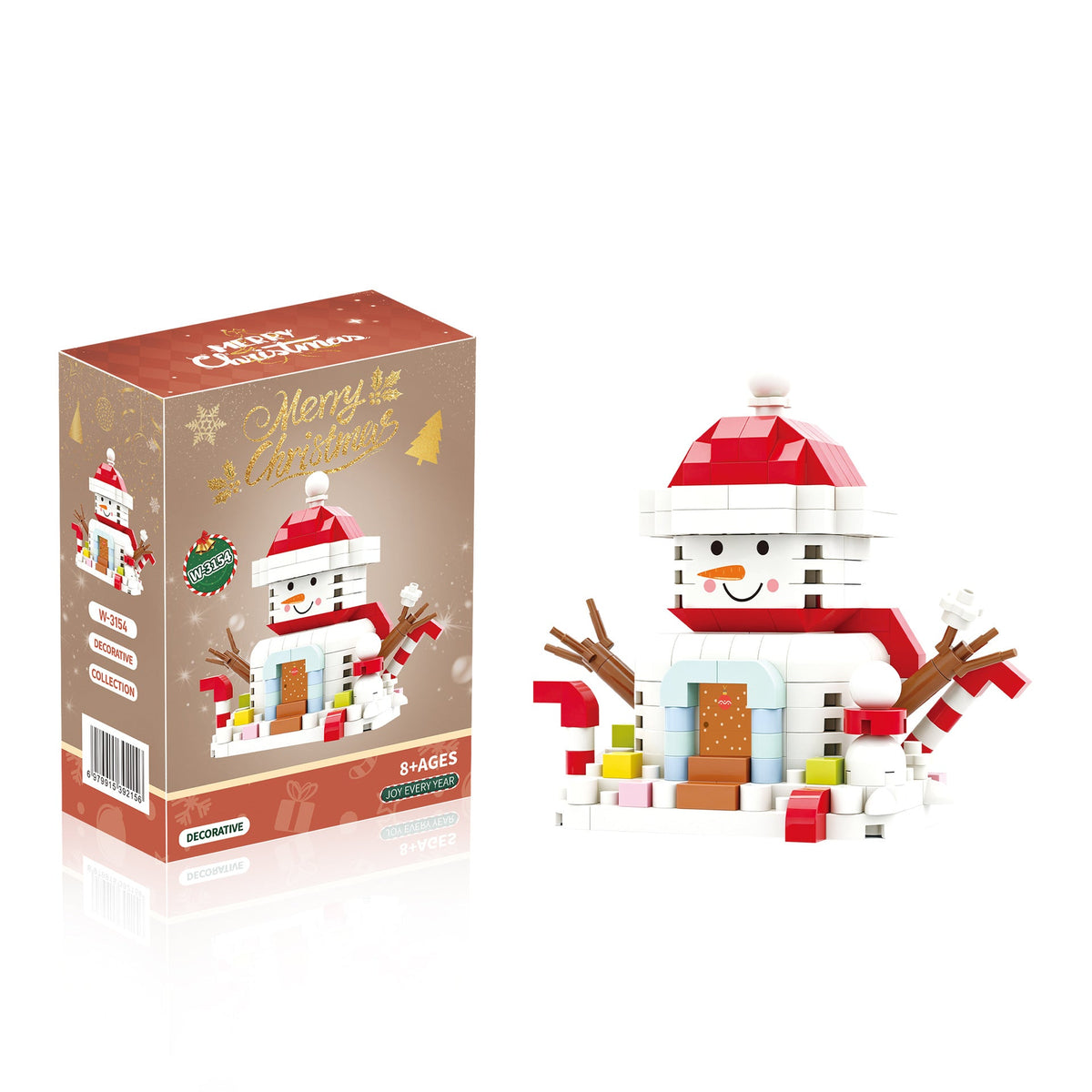 🎄 Mini Christmas Building House Kit