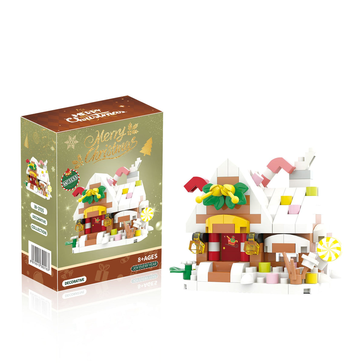 🎄 Mini Christmas Building House Kit