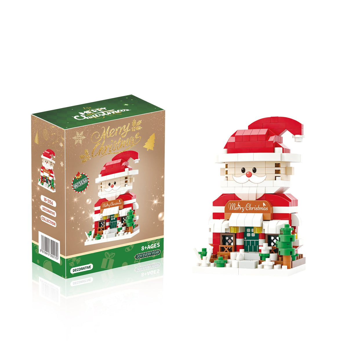 🎄 Mini Christmas Building House Kit