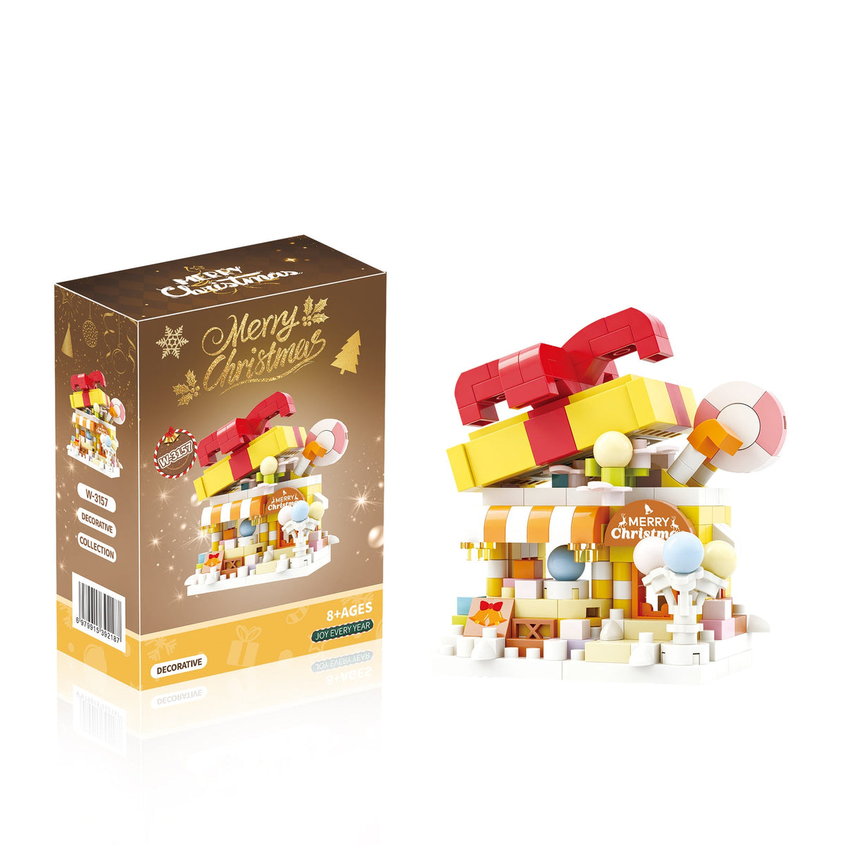 🎄 Mini Christmas Building House Kit