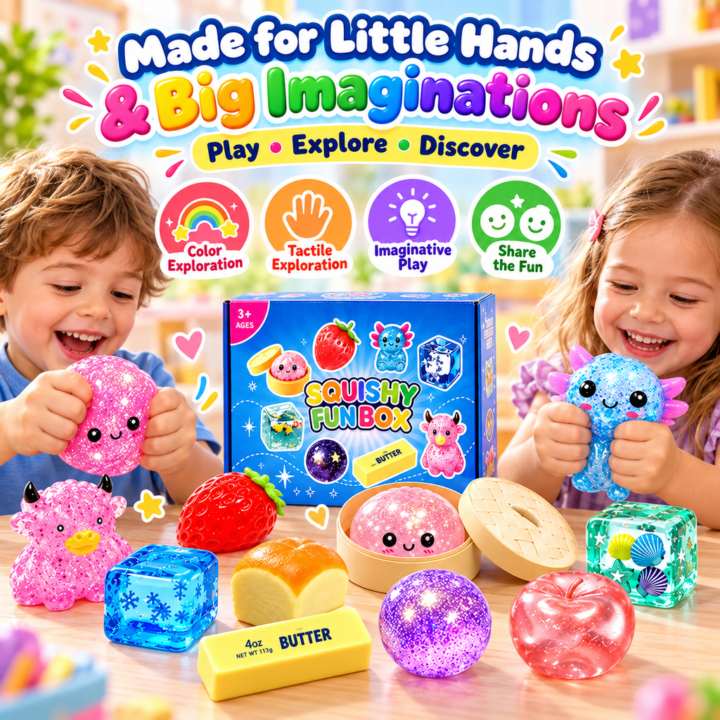 🌈  Sensory Fidget Toy Set Squeeze